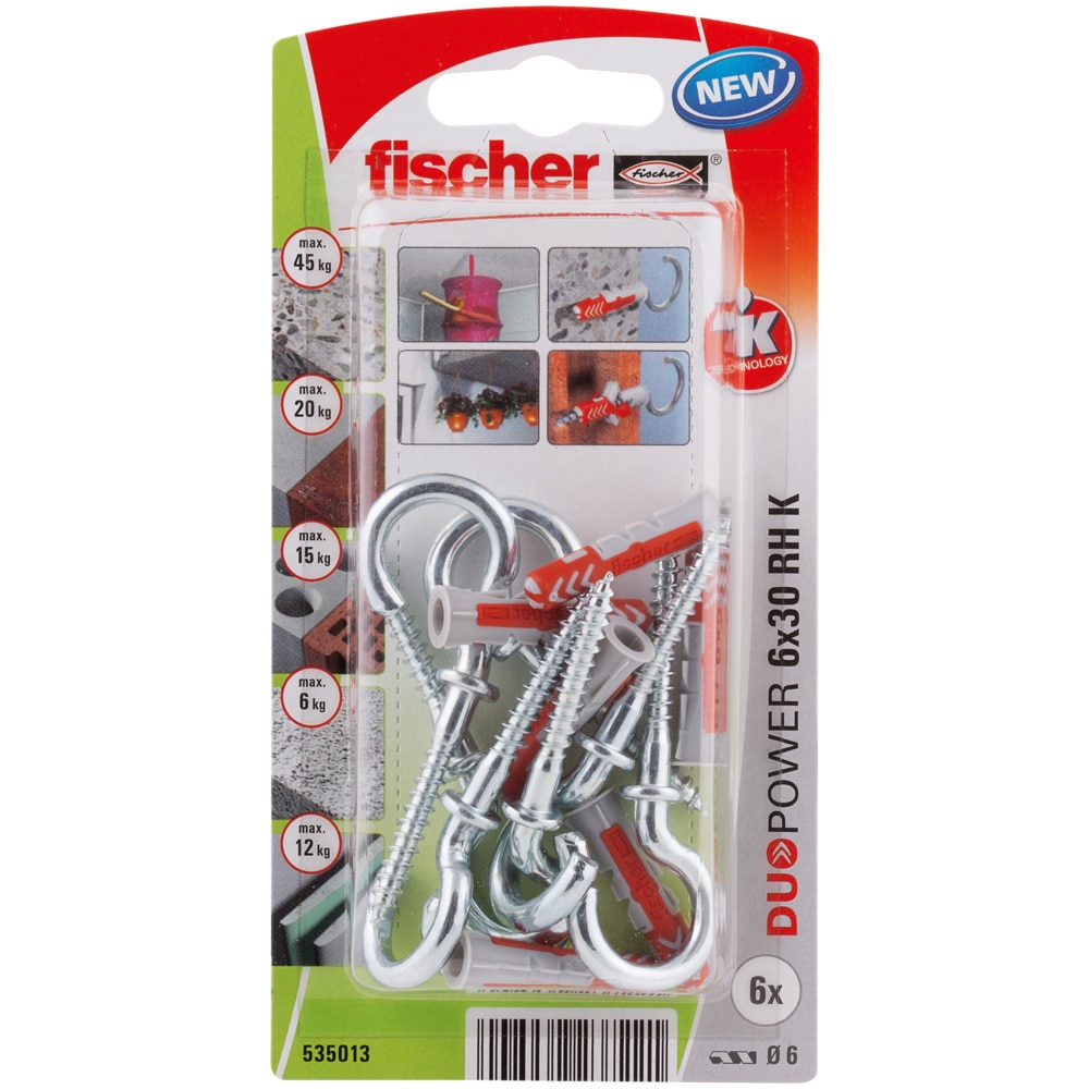 Set dibluri FISCHER DuoPower, 6 x 30mm, 6 bucati