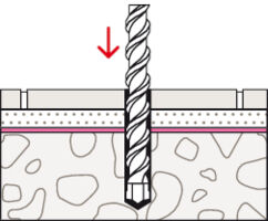 Set fixare pentru obiecte sanitare S8RD 70 WCR cu protectie ceramica  Fischer