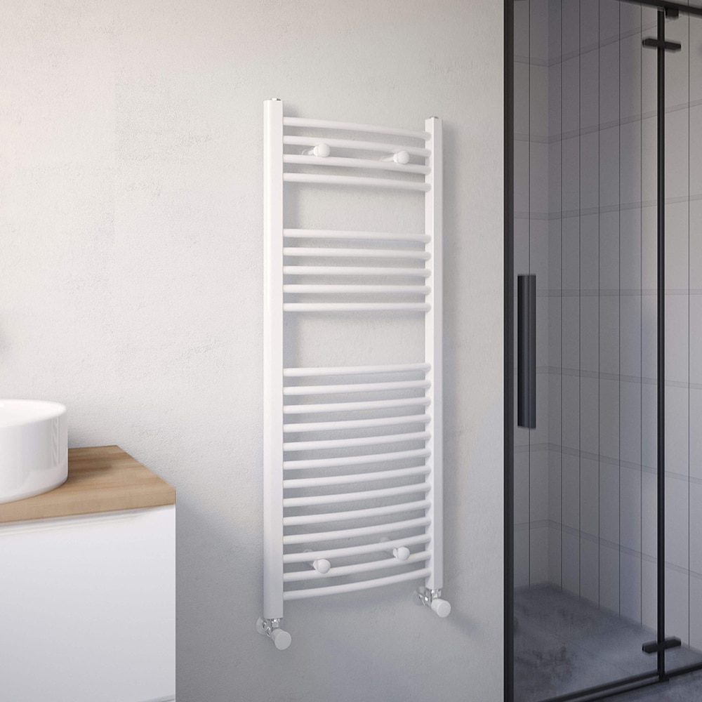Calorifer baie portprosop FLOMASTA, 1100x450 mm, alb