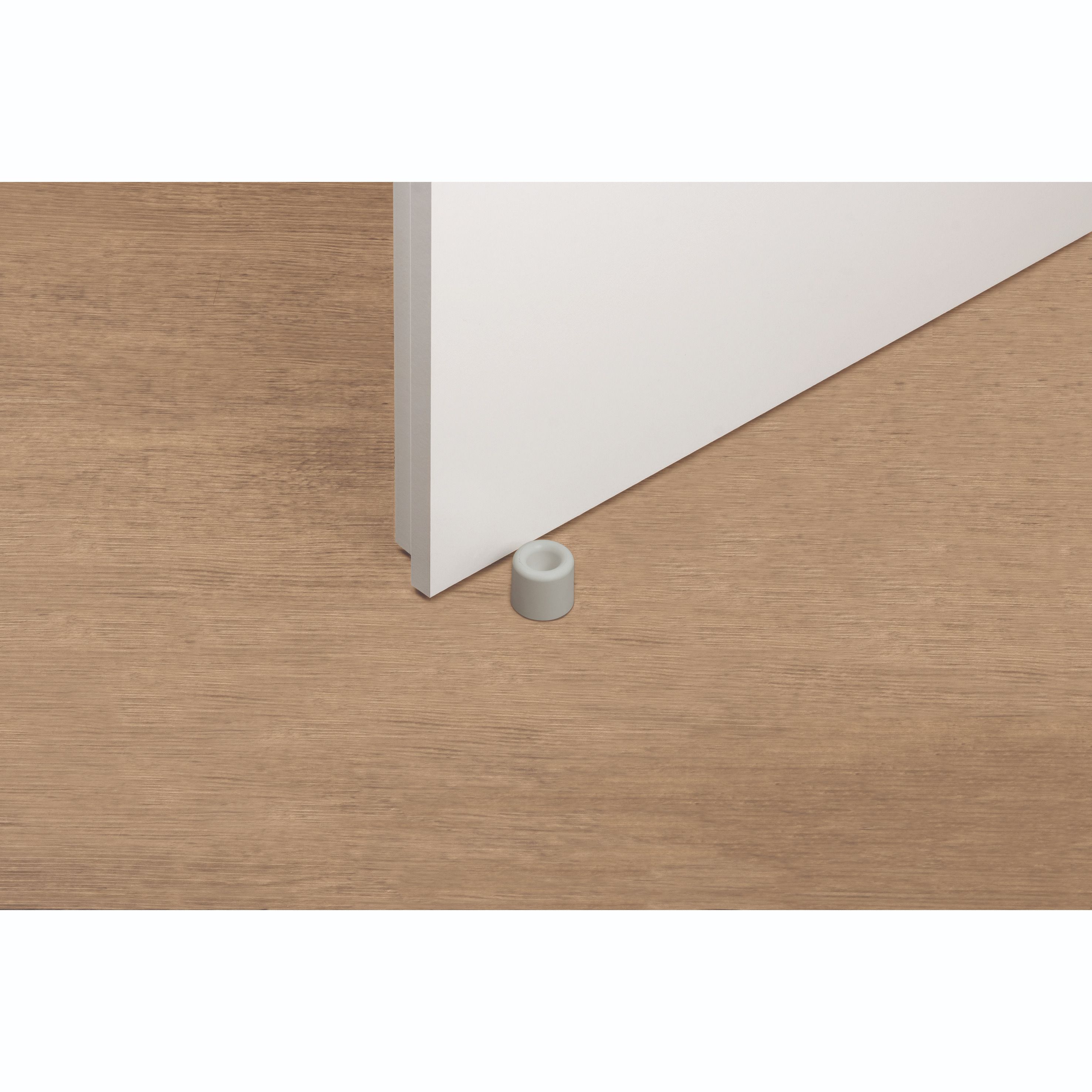 Opritor usa cu surub, gri, 28 X H25 mm