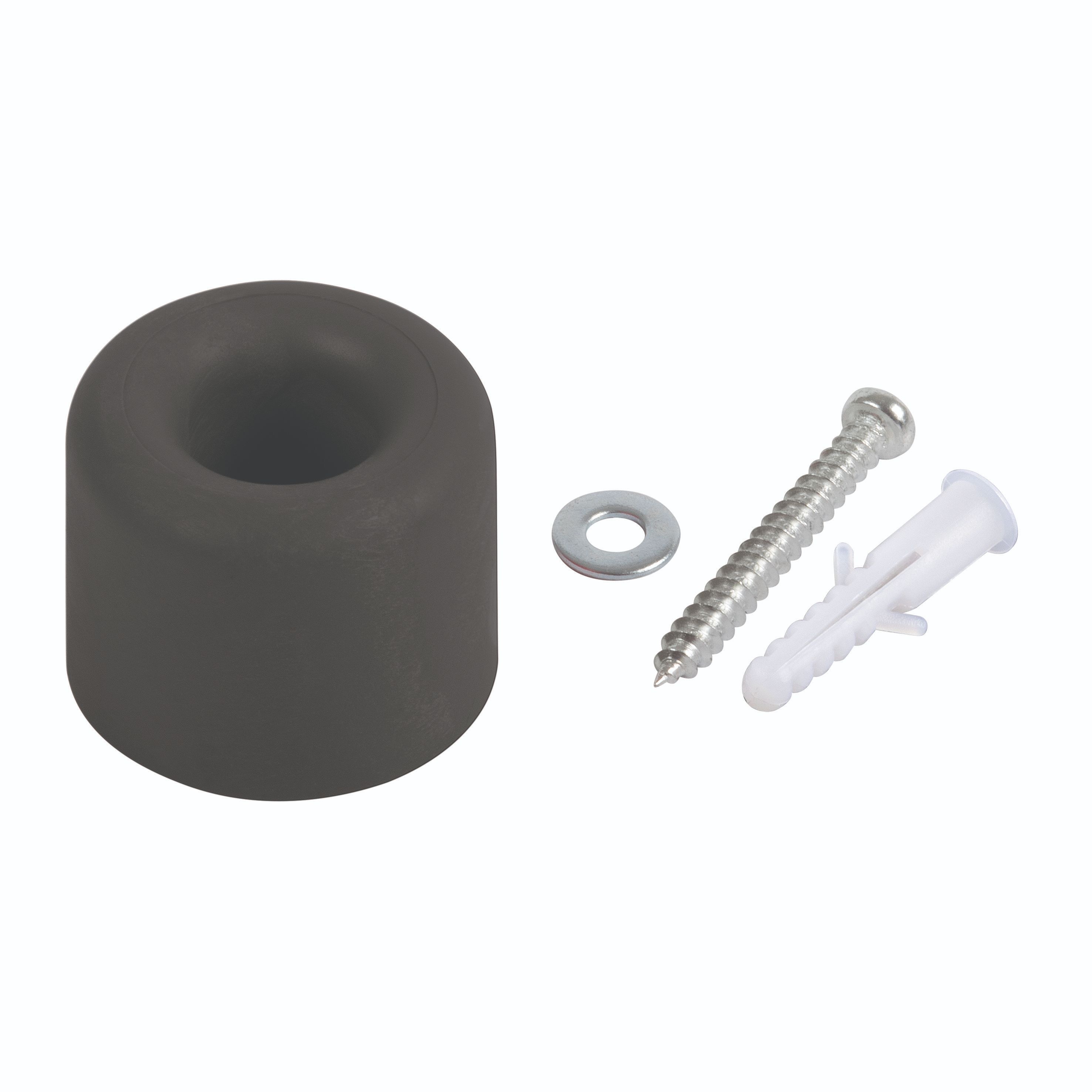 Opritor usa cu surub, negru, 40 X H30 mm