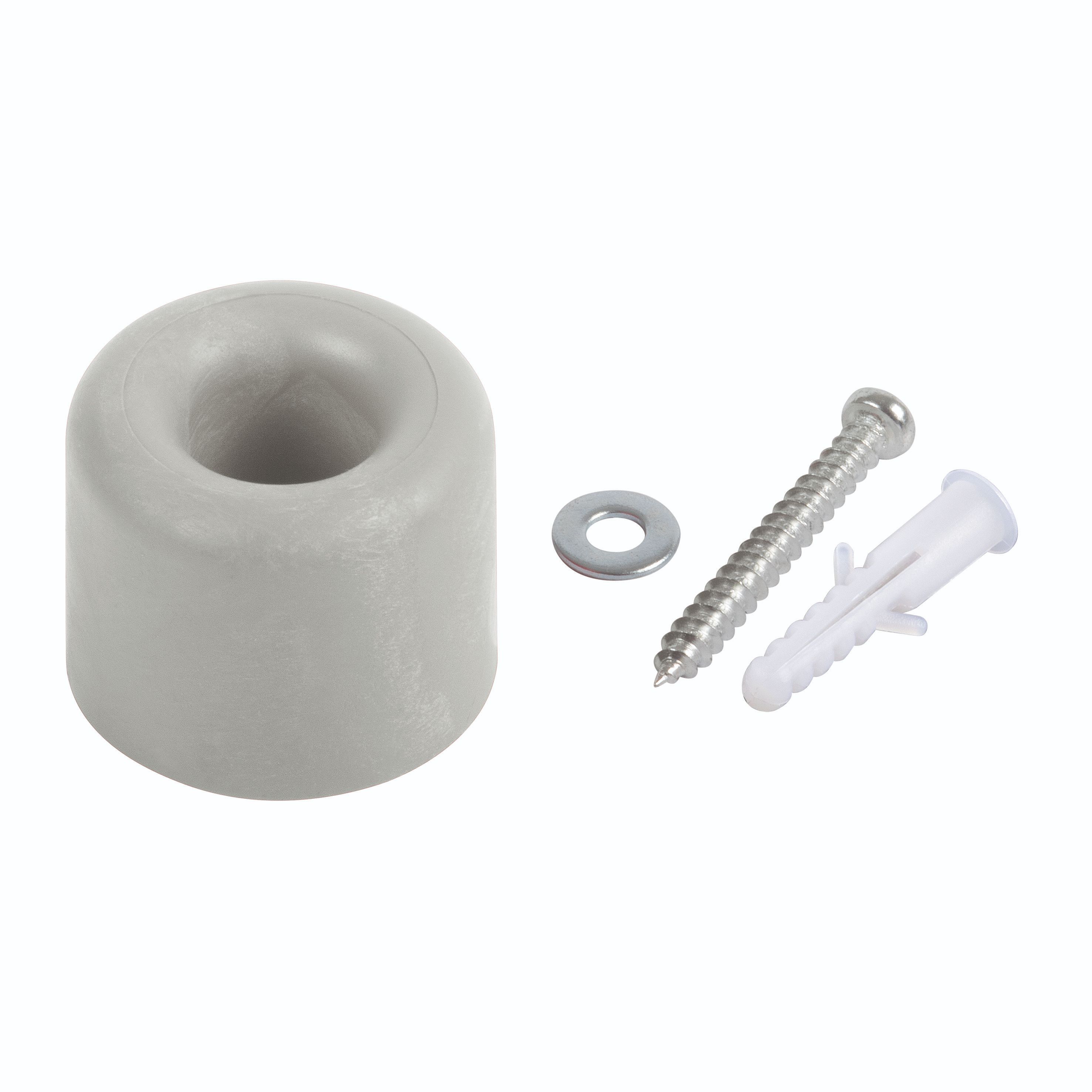 Opritor usa cu surub, gri, 40 X H30 mm