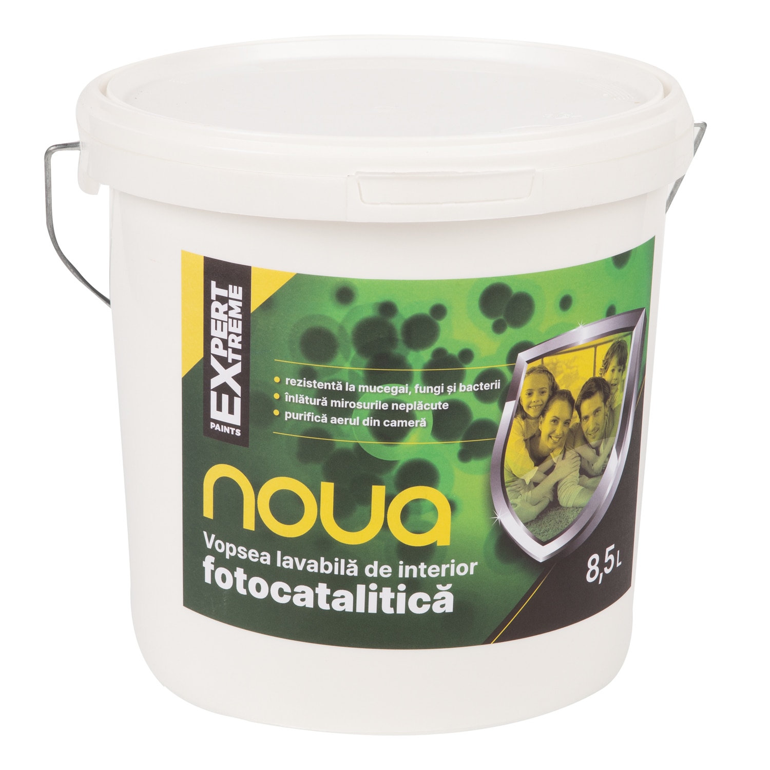 Vopsea lavabila Expert Extreme Noua, alb, 8.5 L, Interior