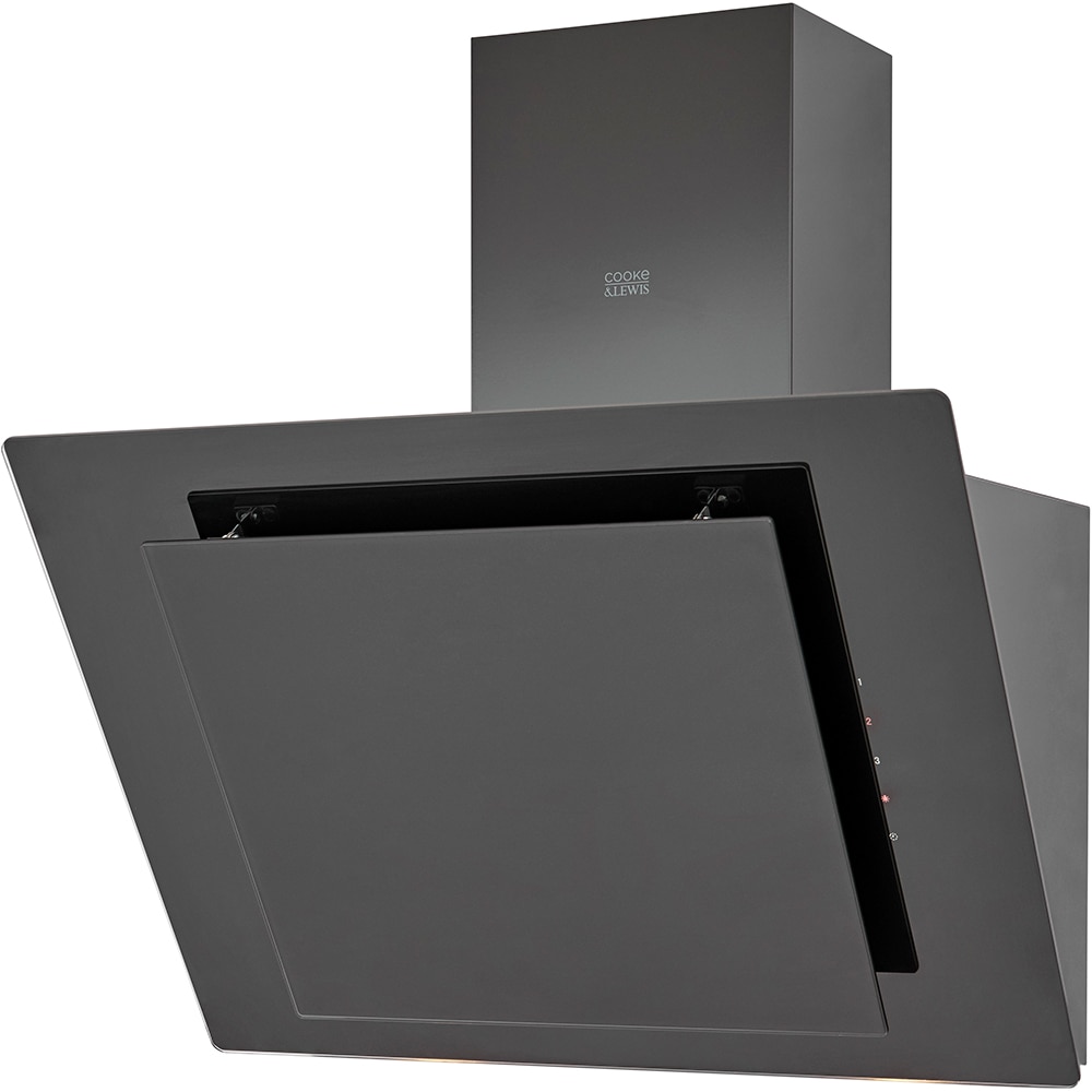 Hota inclinata Cooke & Lewis, 596.2 m3/h, L 60 cm, negru