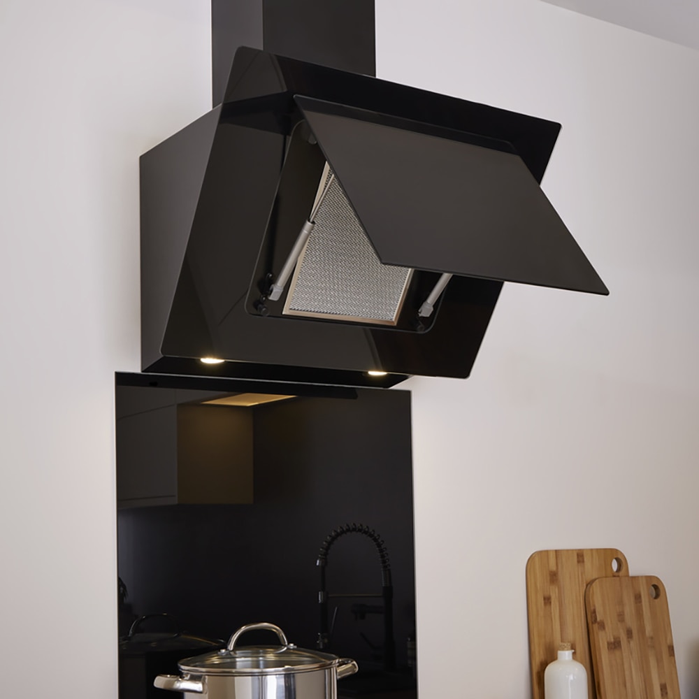 Hota inclinata Cooke & Lewis, 596.2 m3/h, L 60 cm, negru