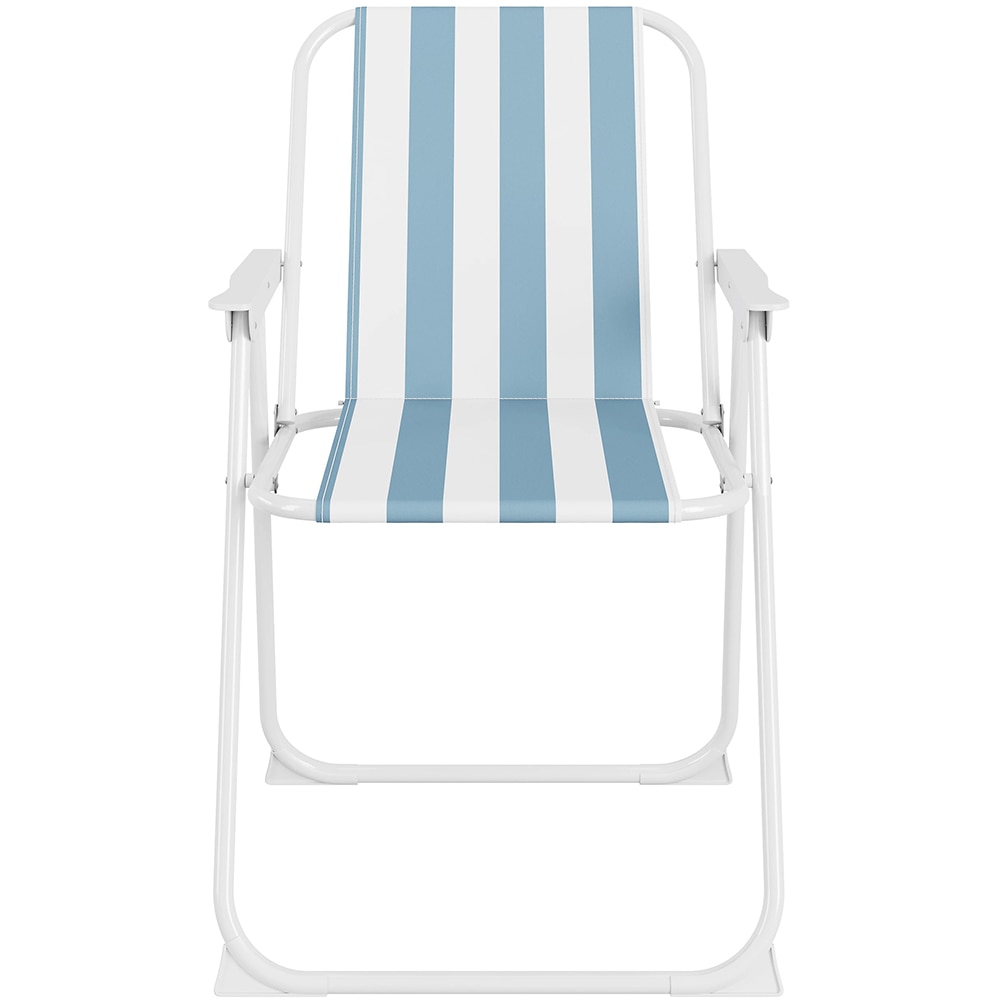 Scaun terasa Curacao, otel, 57 x 54.5 x 80 cm, albastru