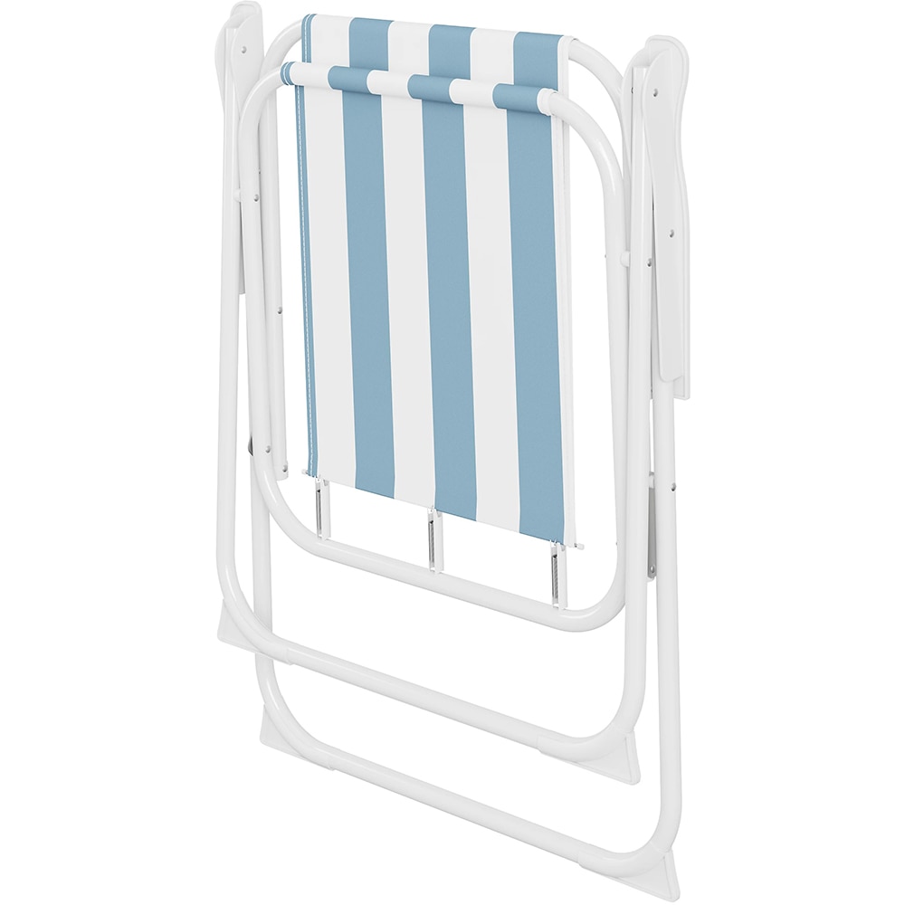 Scaun terasa Curacao, otel, 57 x 54.5 x 80 cm, albastru