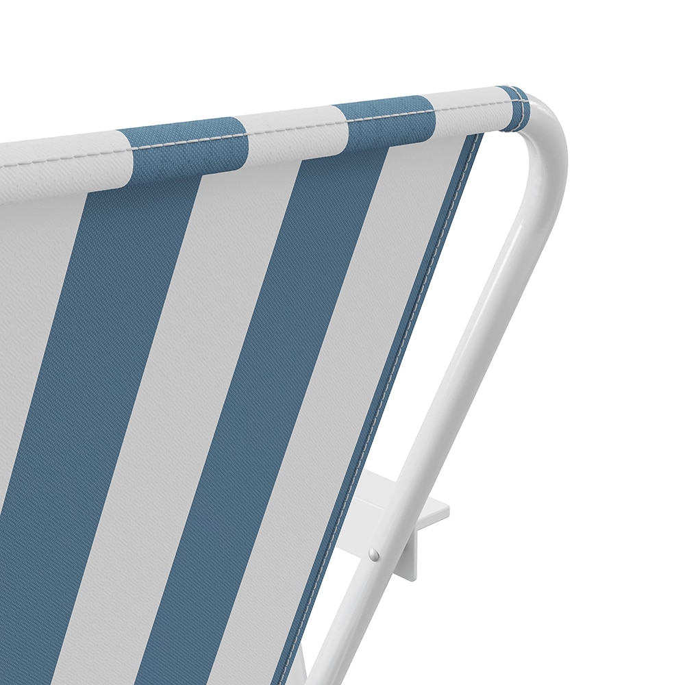 Scaun terasa Curacao, otel, 57 x 54.5 x 80 cm, albastru