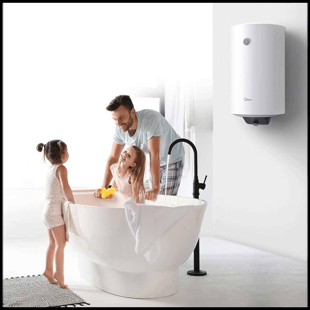 Boiler electric 80 L, 1500 W, 45 x 74,5 x 45 cm  MIDEA 