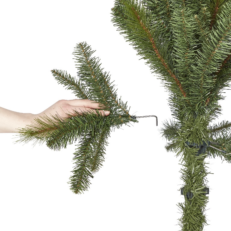 Brad artificial Eiger, suport inclus, 122 cm, verde