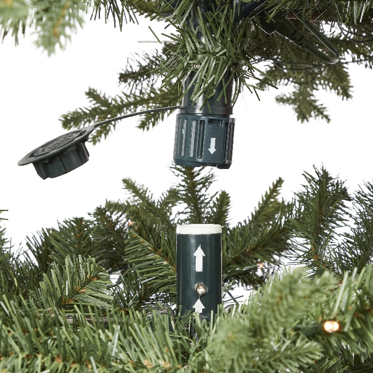 Brad artificial de Craciun Thetford, 228 cm, verde