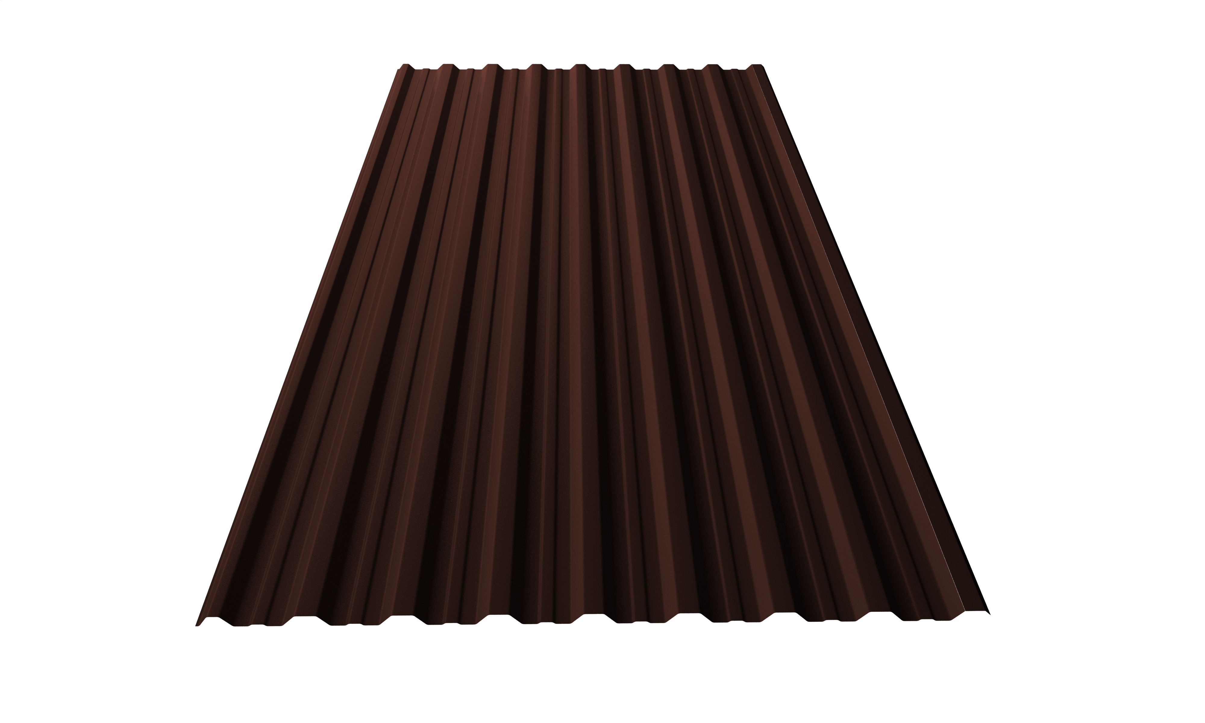 Tabla acoperis, cutata, maro, mat, W18 8017 0.4 1150X2000