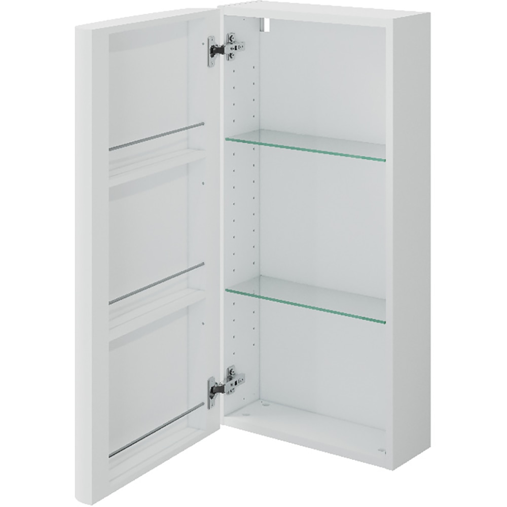 Dulap baie GOODHOME Himalia, suspendat, 40 x 20 x 80 cm, alb mat