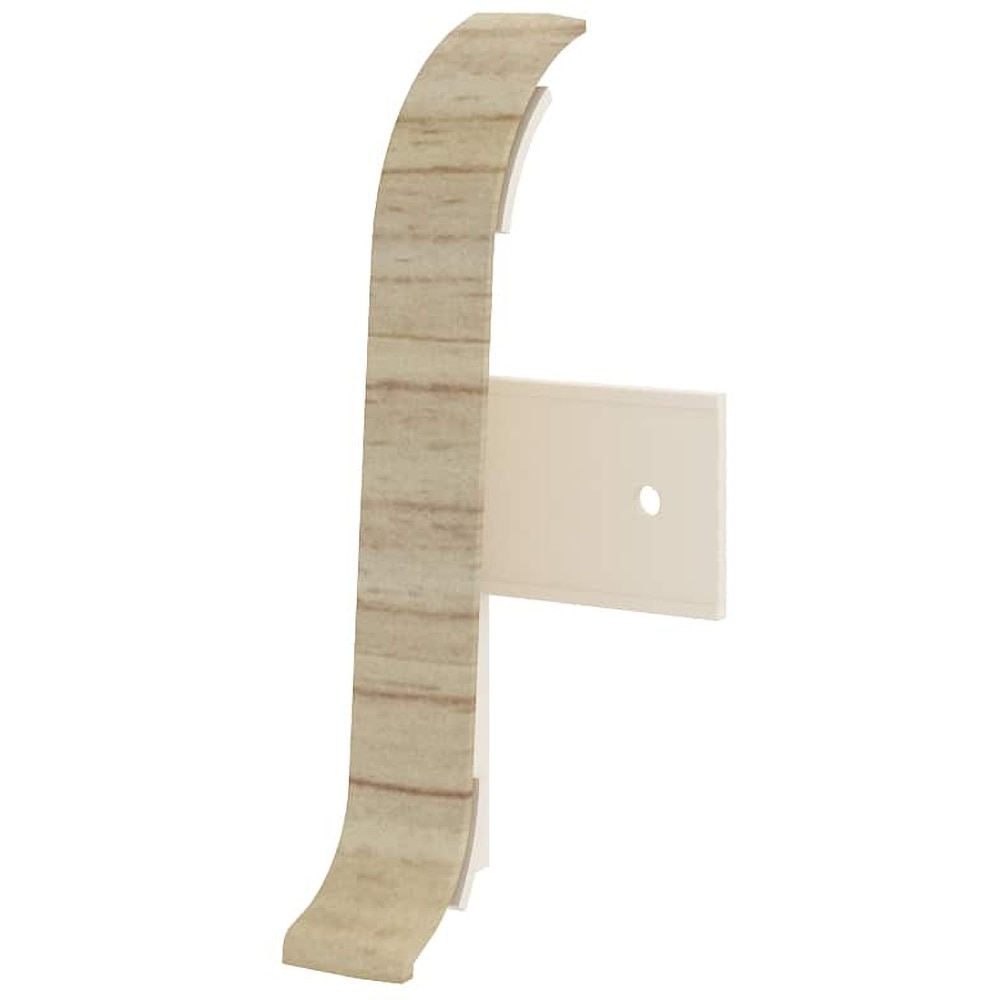 Terminatii stanga - dreapta VILO Flex 504, PVC, 5.5 cm, 2 bucati, bej