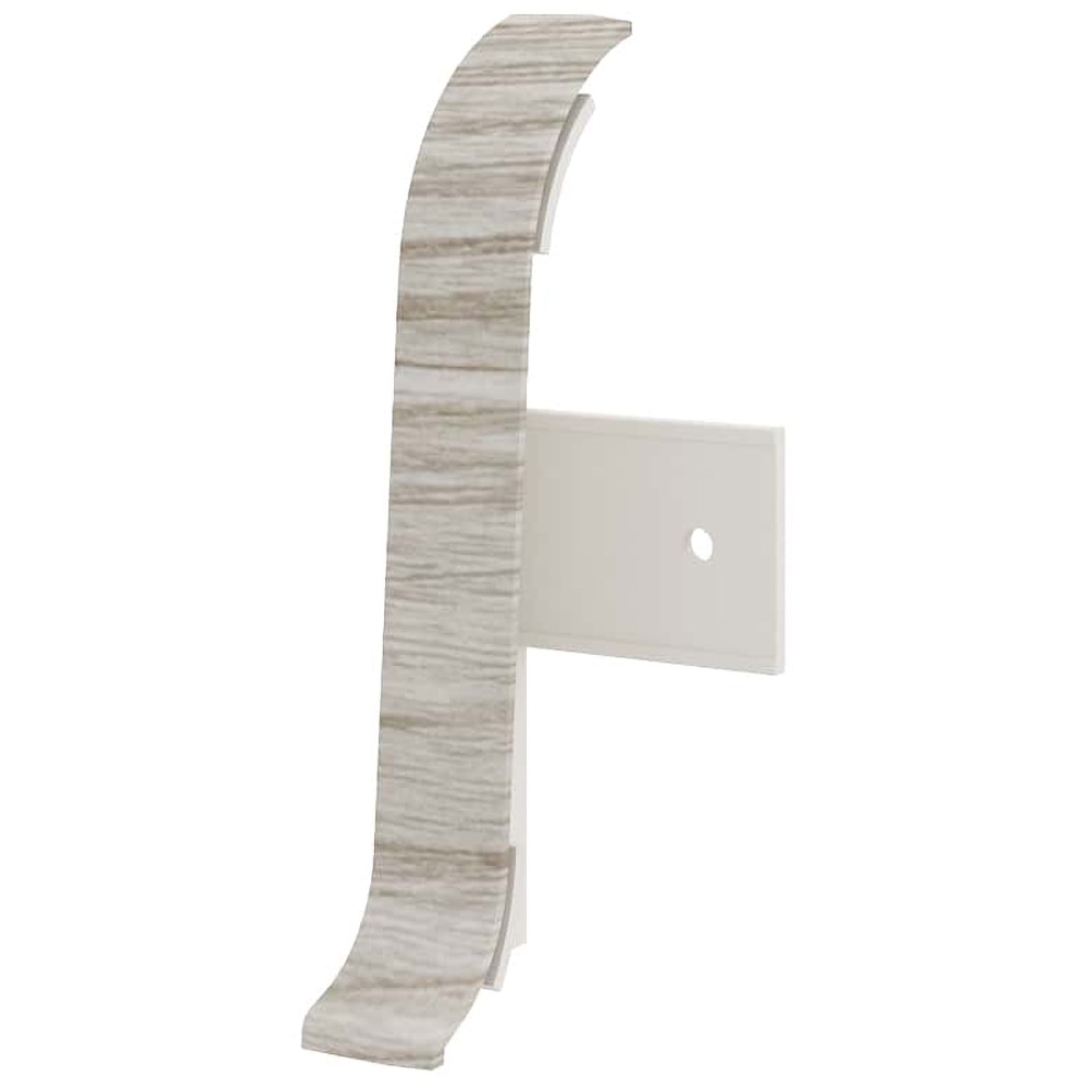 Terminatie VILO Flex 5101, PVC, 5.5 cm, 2 bucati, gri deschis