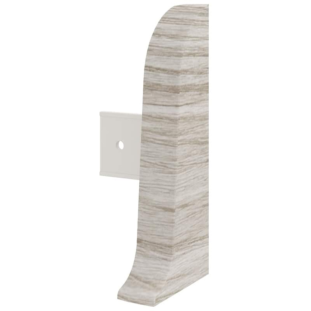 Terminatie VILO Flex 5101, PVC, 5.5 cm, 2 bucati, gri deschis