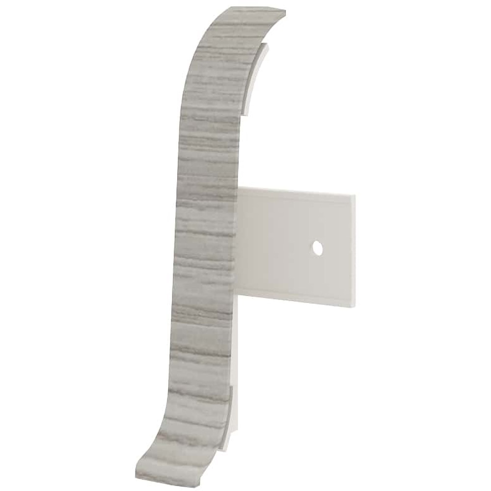 Terminatie VILO Flex 5102, PVC, 5.5 cm, 2 bucati, gri