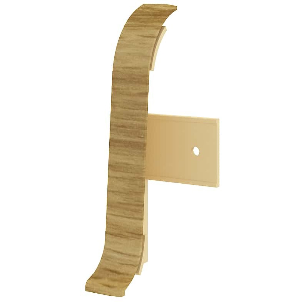 Terminatie VILO Flex 518, PVC, 5.5 cm, 2 bucati, stejar andante