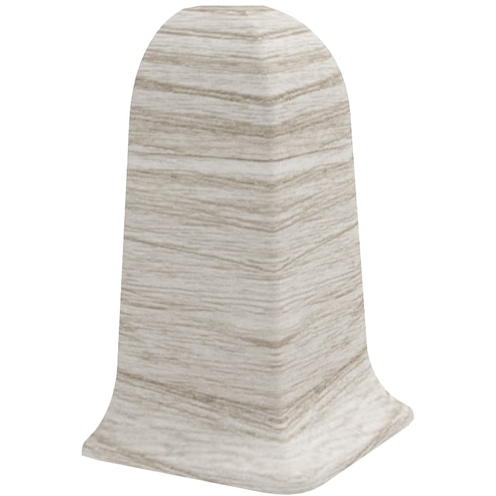 Colt exterior VILO Flex 5101, PVC, 5.5 cm, 2 bucati, gri deschis