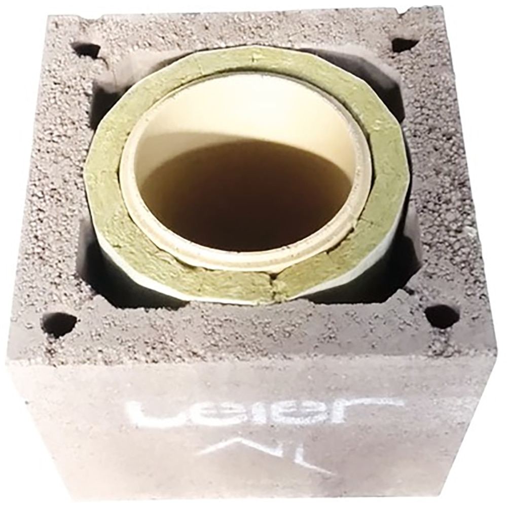 Kit cos de fum Leier LSK 20, 33 cm, Manta Beton + Tub Samota + Termoizolatie Vata Minerala