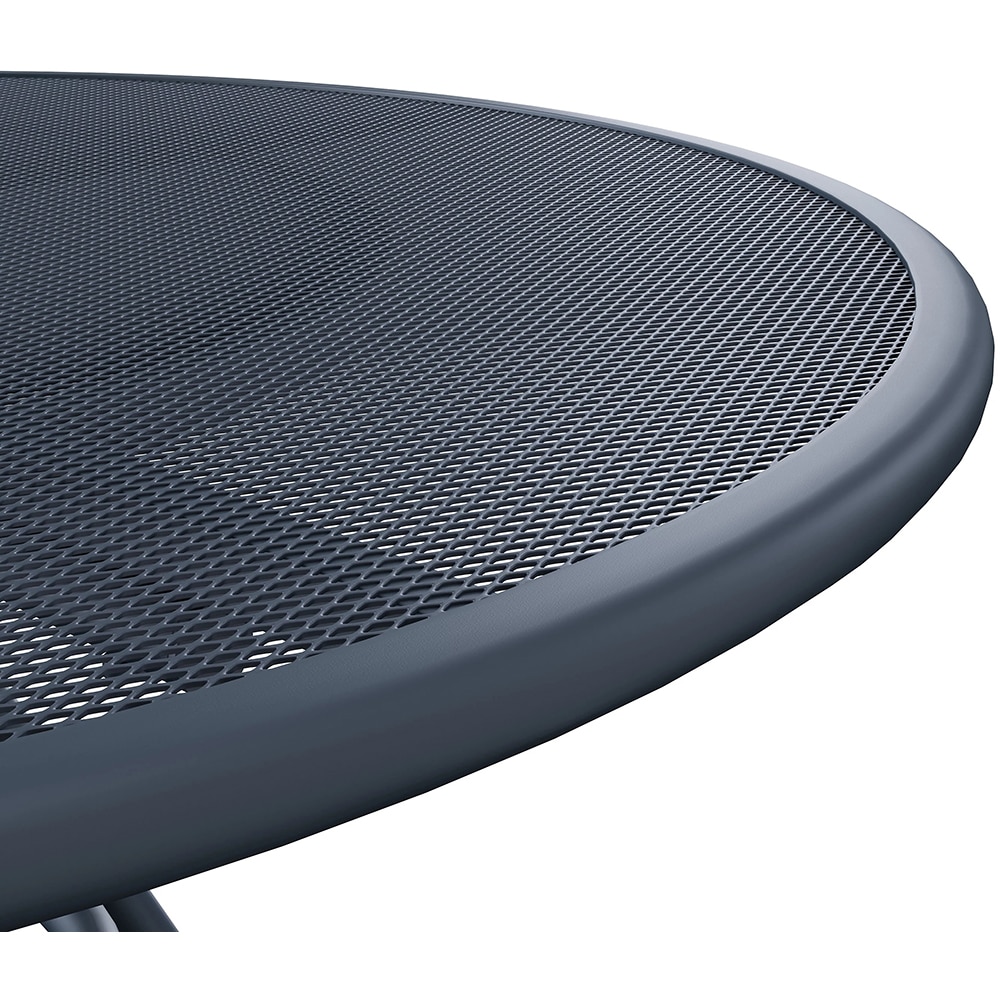 Masa terasa GOODHOME Kilifi, otel, 90 x 90 x 72 cm, albastru