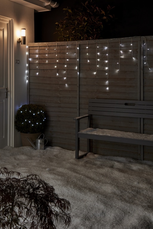 Perdea de lumini UOSF2207, 720 leduri, 35.95m, iluminare alb rece