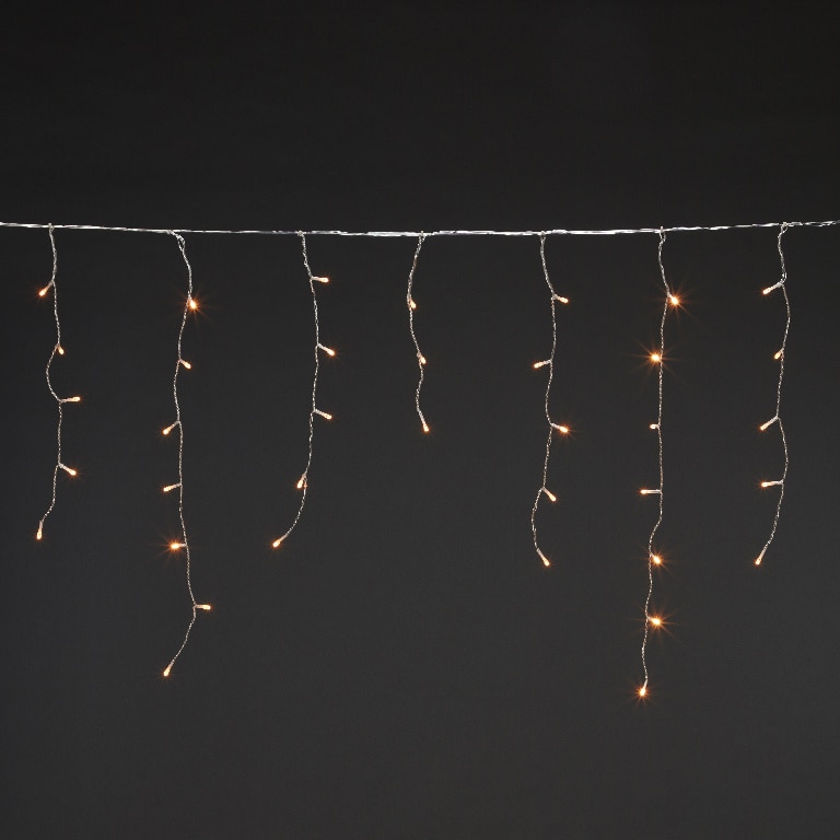 Perdea de lumini LED UOSF2206, 720 leduri, 35.95m, iluminat alb cald