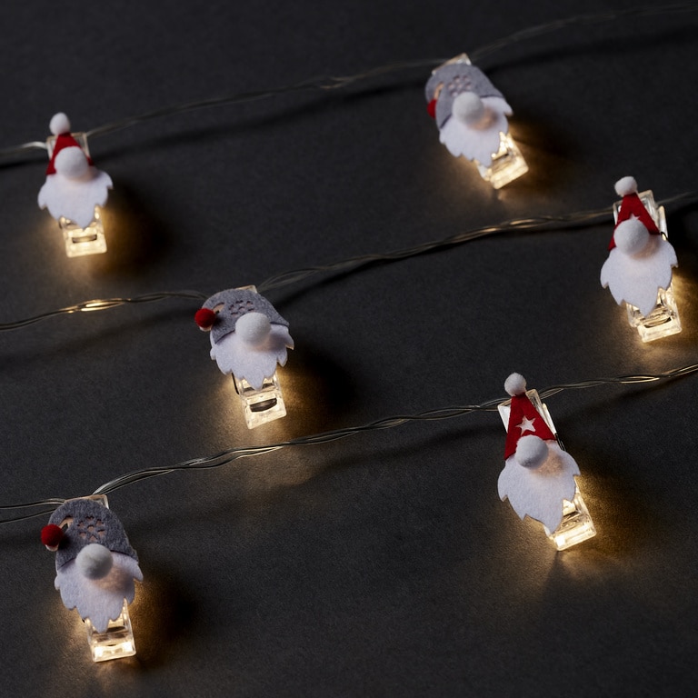 Ghirlanda luminoasa Gonk, 10 LED, iluminare alb cald