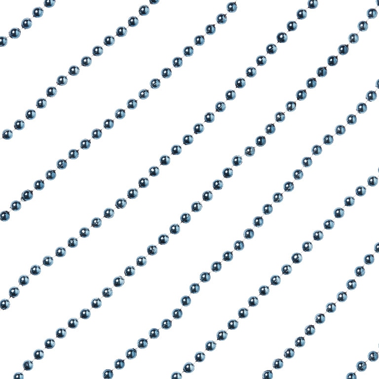 Sirag margele brad, 5 m, albastru