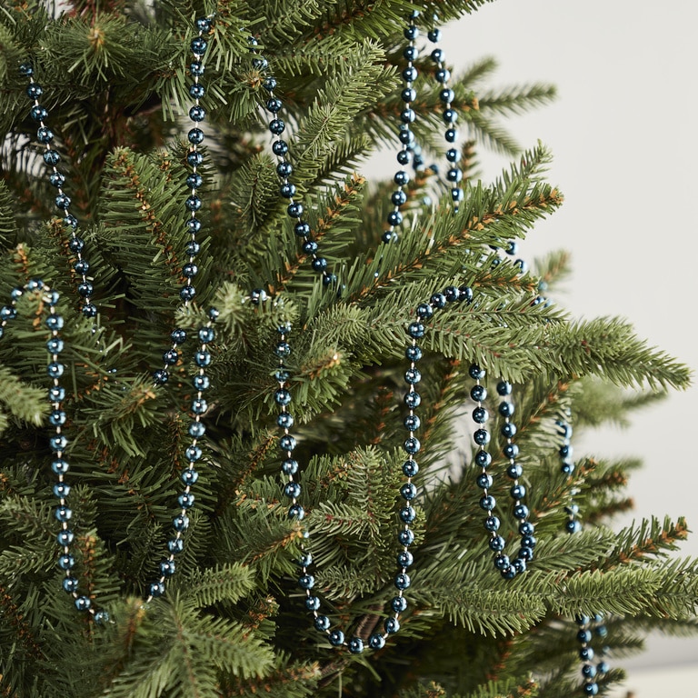 Sirag margele brad, 5 m, albastru