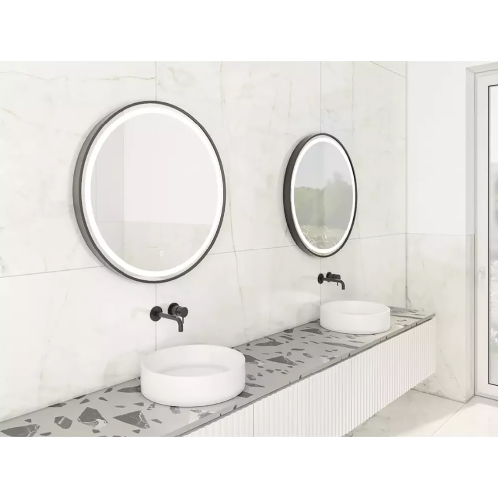 Oglinda baie DUBIEL VITRUM, cu LED, rotunda, 70 x 70cm