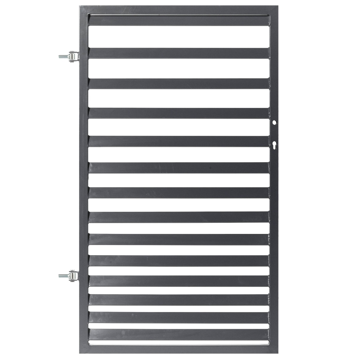 Poarta metalica pietonala Stela, otel galvanizat, 90 x 150 cm, deschidere stanga  Polbram