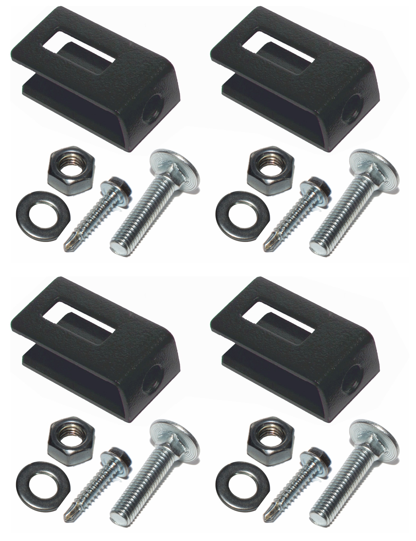 Conector tip U, set 4 buc., gri, 5.5 x 4.5 x 2.5 cm  Polbram