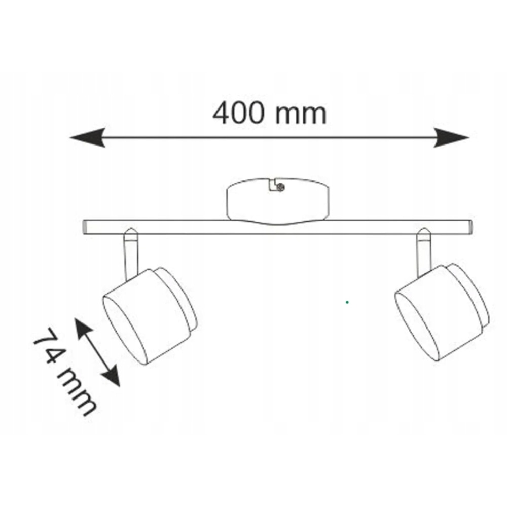 Lampa LED Kubik 318220, 2 x 8.4W, 850lm, alb