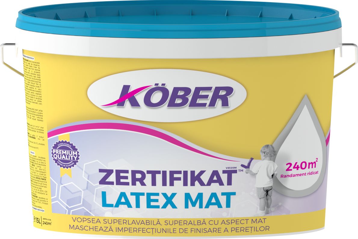 Zertifikat Latex Mat 15 L