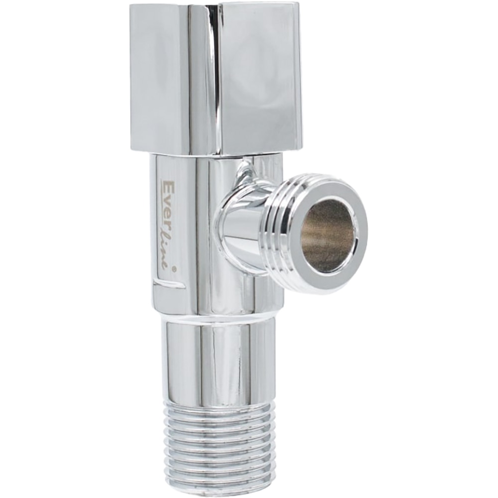 Robinet coltar EVERLINE IEL-CB1234, 1/2" x 3.4", inox, argintiu