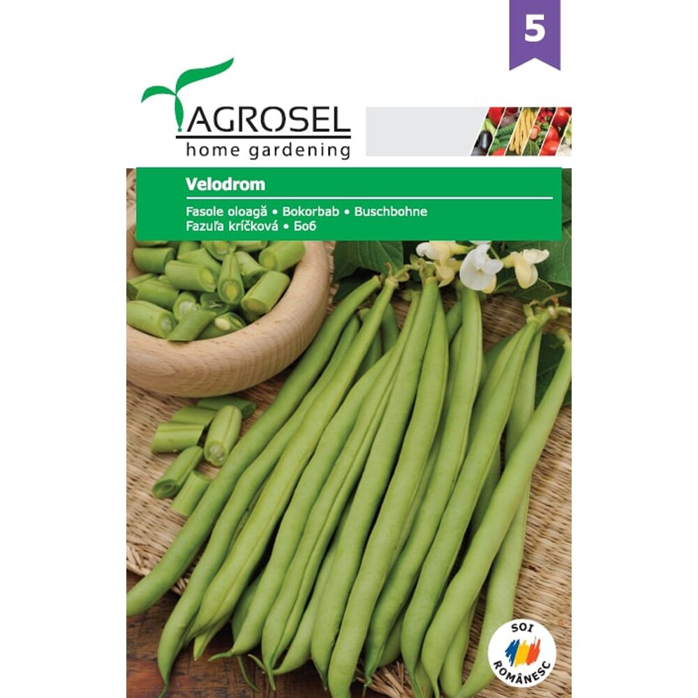 Seminte de legume Fasole verde oloaga Velodrom, 1 plic