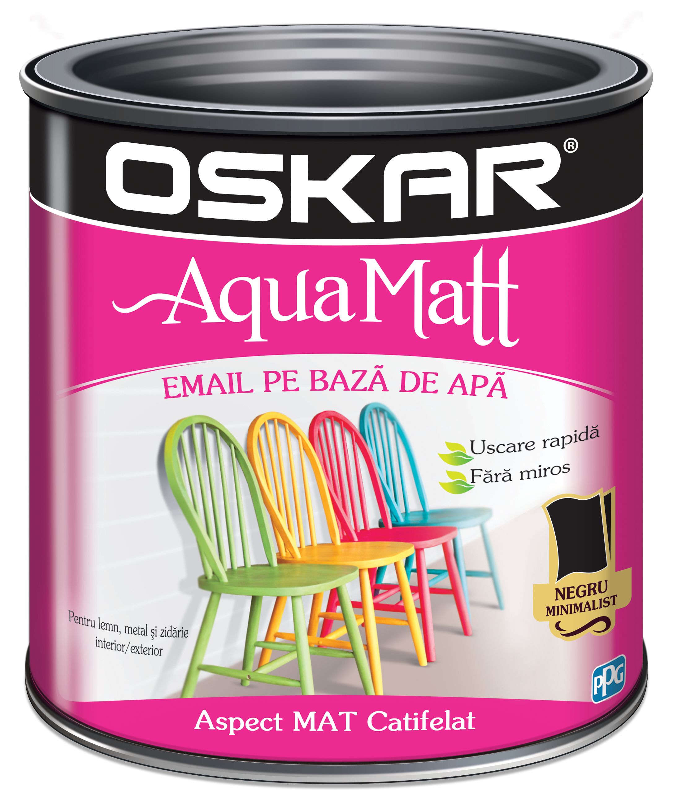 Oskar Aqua Matt Email Negru Min.0.6