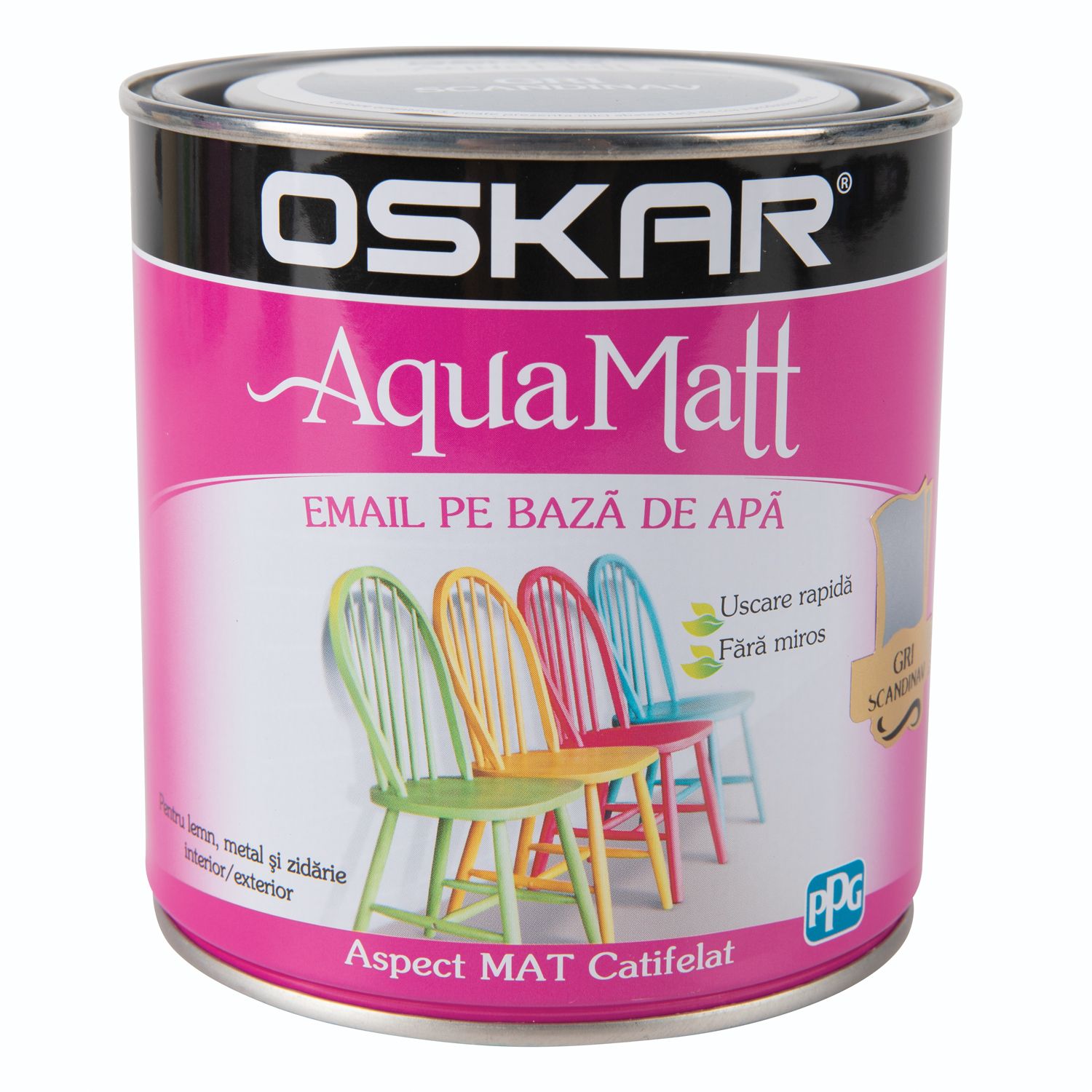 Oskar Aqua Matt Email Gri Scand.0.6
