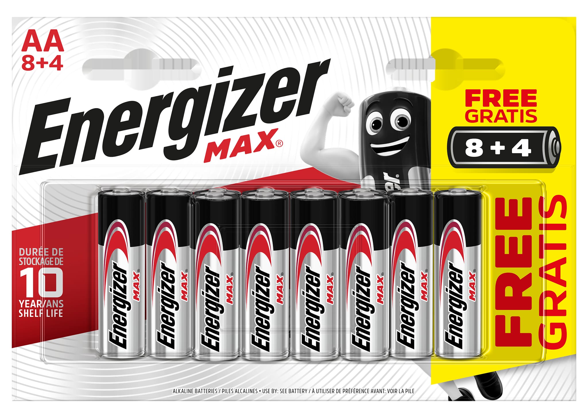 Energizer Max Alk Aa 8 Si 4 Gratis