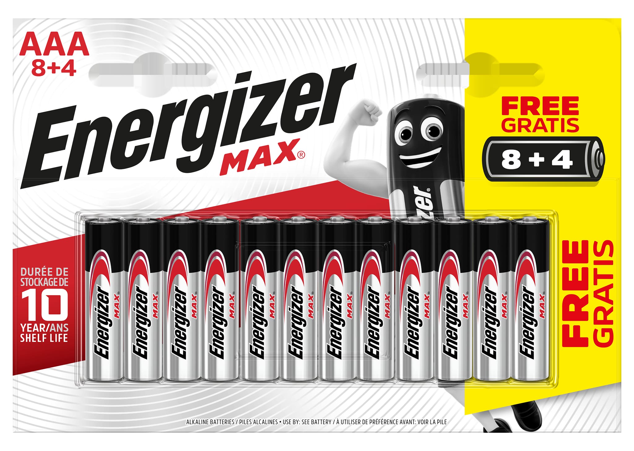 Energizer Maxalk Aaa 8 Si 4 Gratis