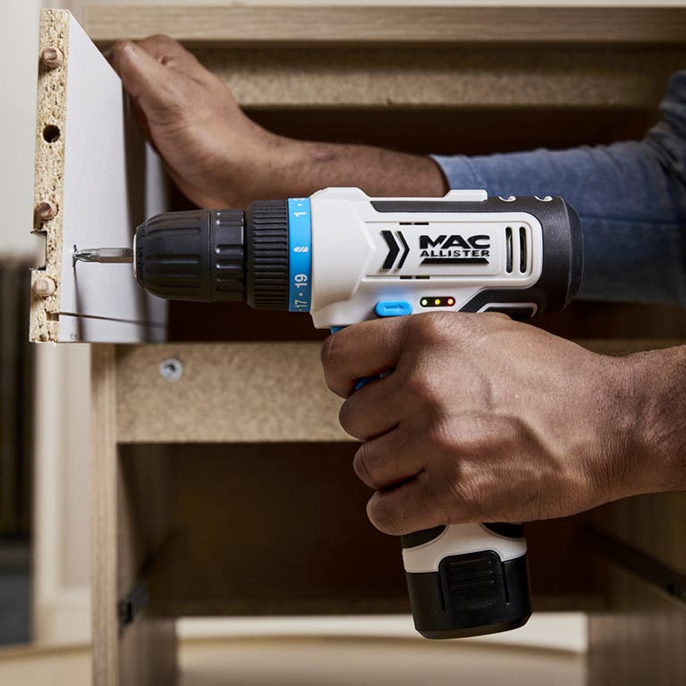Masina de gaurit si insurubat Mac Allister, 12V, 1.5Ah, 800rpm