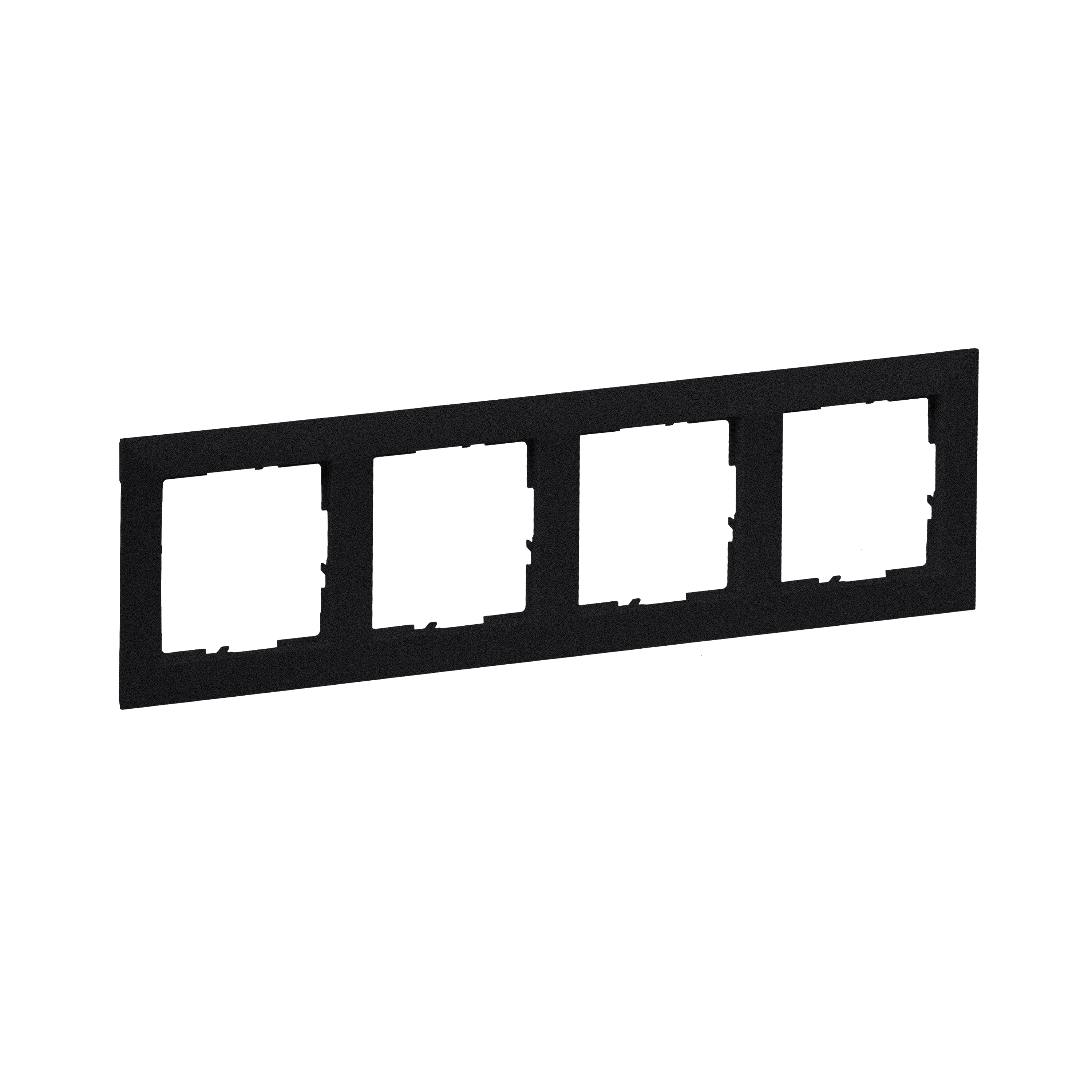 Rama 4 posturi, negru