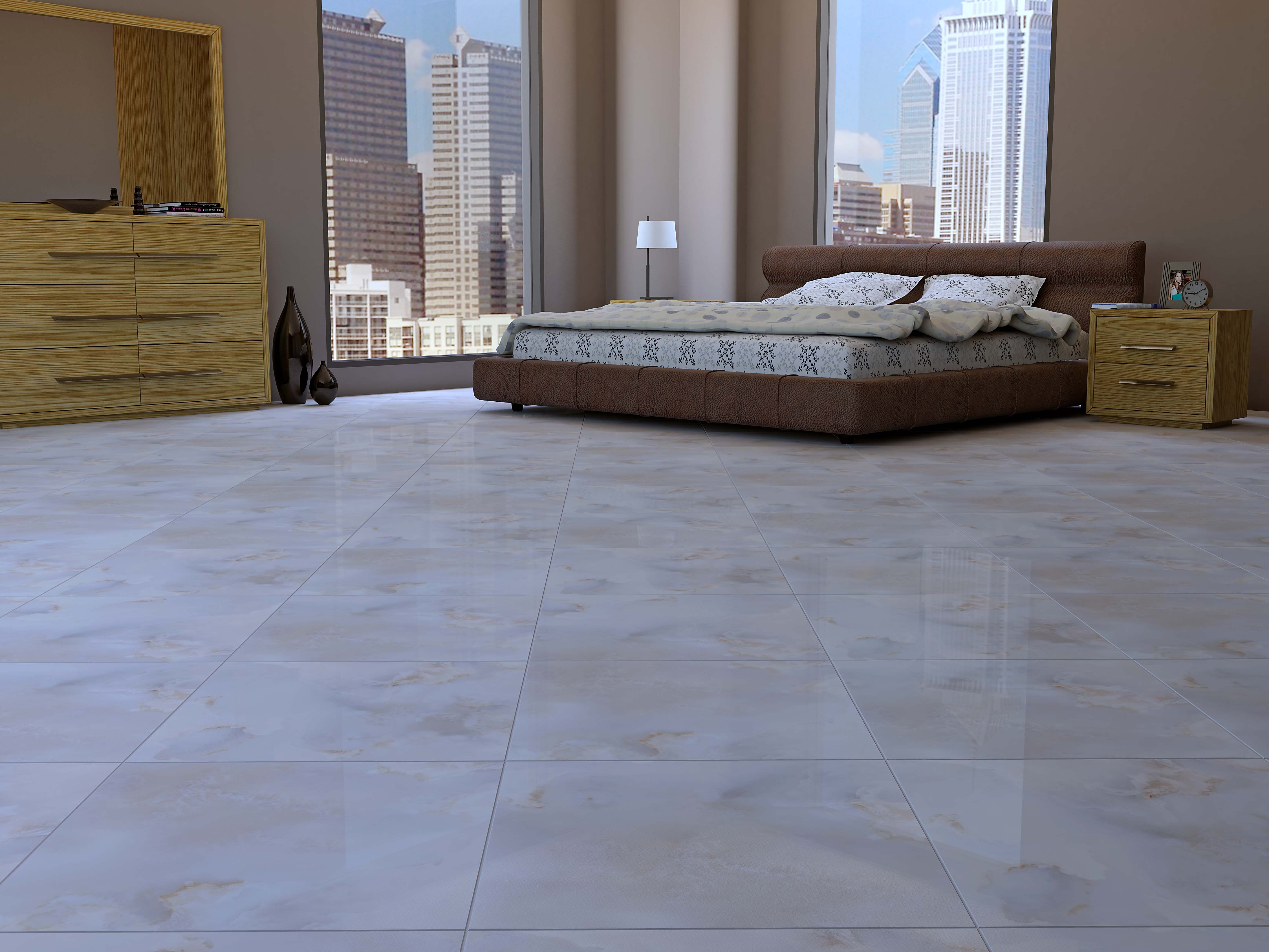 Gresie interior/exterior Kai Ocean, gri, portelanata, 45 x 45 cm, 1,215 mp/cutie