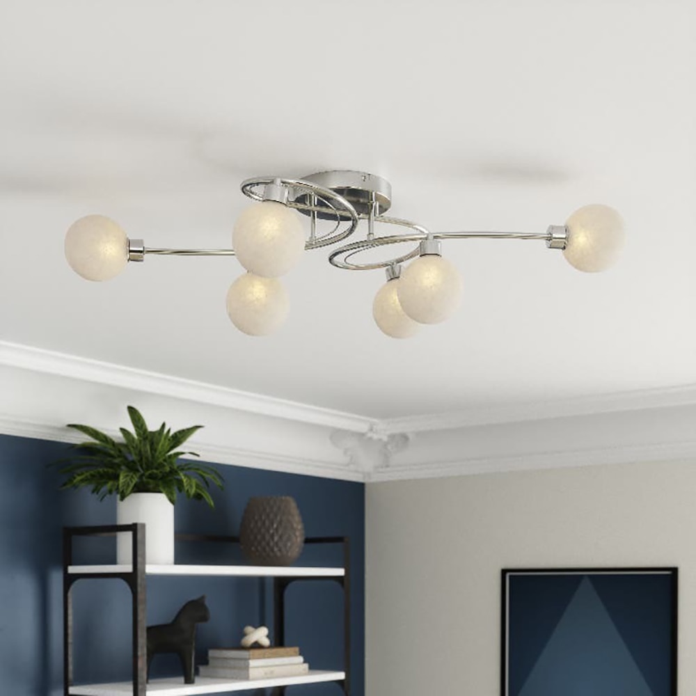 Lampa 6 becuri GOODHOME Onnes, 25W, G9, crom