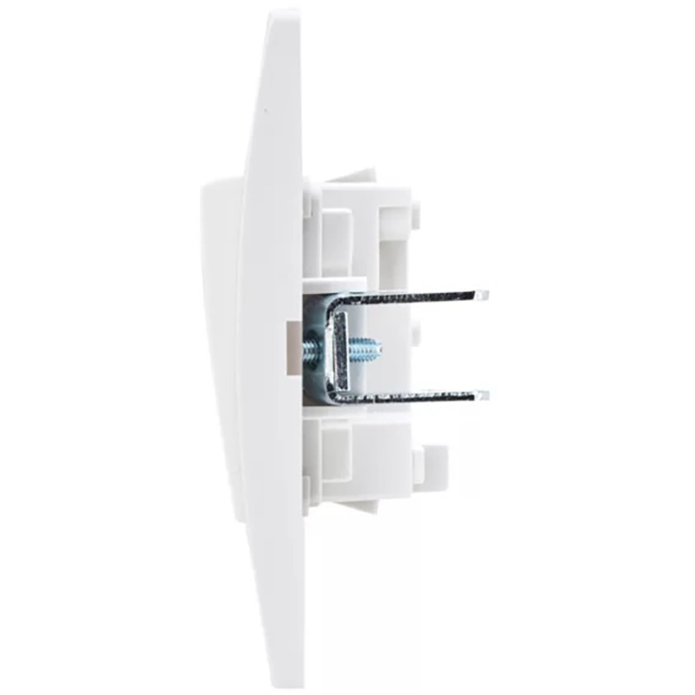 Intrerupator simplu OPP, clapeta, alb