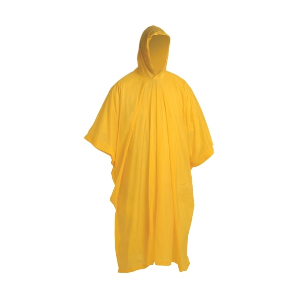 Pelerina de ploaie galbena, tip poncho, PVC