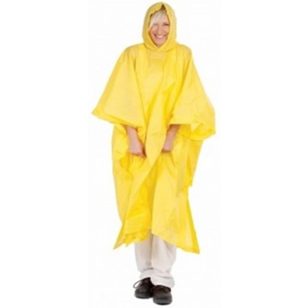 Pelerina de ploaie galbena, tip poncho, PVC