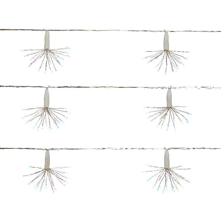 Ghirlanda luminoasa sarma curcubeu, 200 LED, 3 m, iluminare color