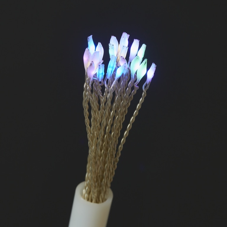 Ghirlanda luminoasa sarma curcubeu, 200 LED, 3 m, iluminare color